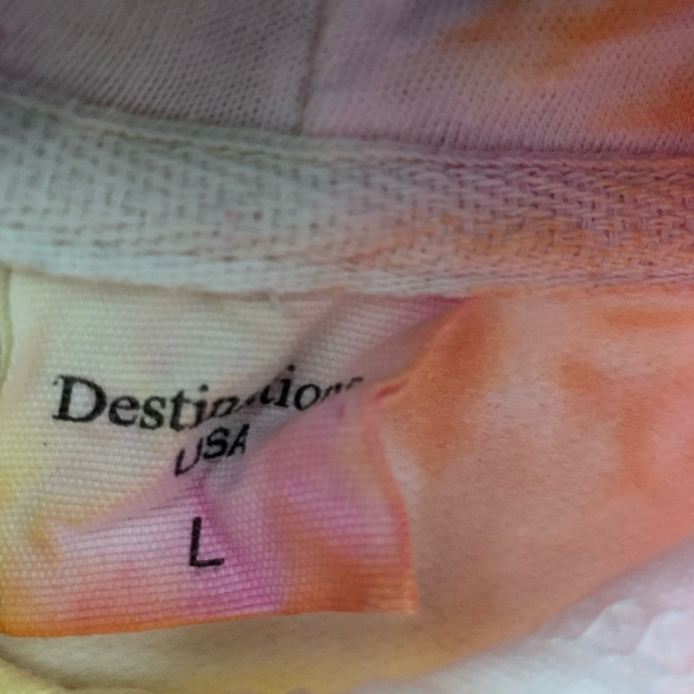 Tie Dye Cropped Hoodie kids L - Picture 3 of 3